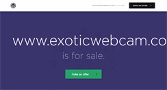 Desktop Screenshot of exoticwebcam.com