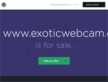 Tablet Screenshot of exoticwebcam.com